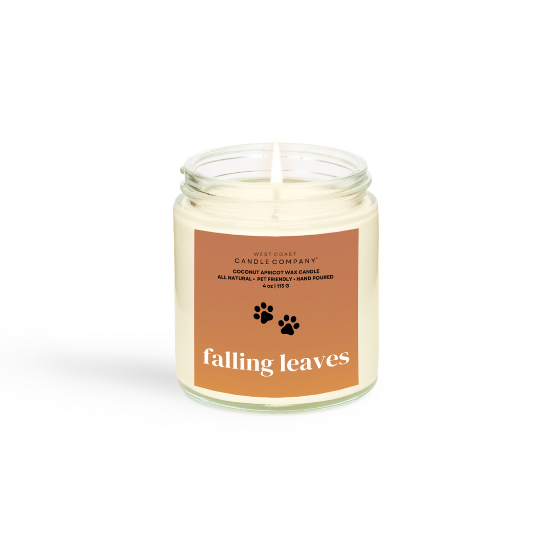 Falling Leaves Mini Candle