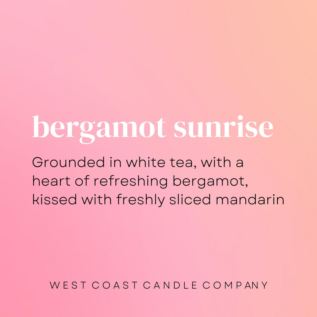 West Coast, bergamot, sand, reed grass, 4 or 8 oz Pure Soy Candle Jars