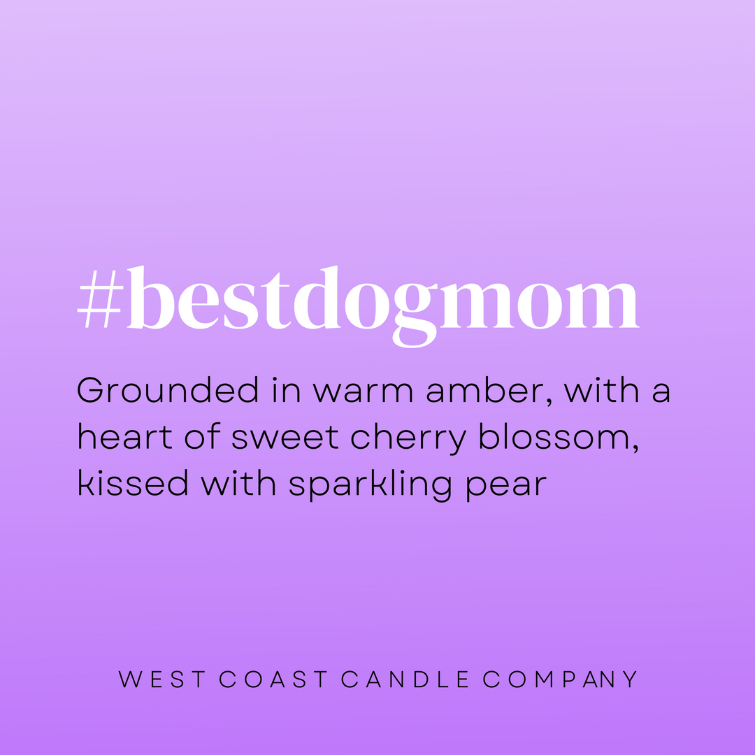 Best Dog Mom Small Candle