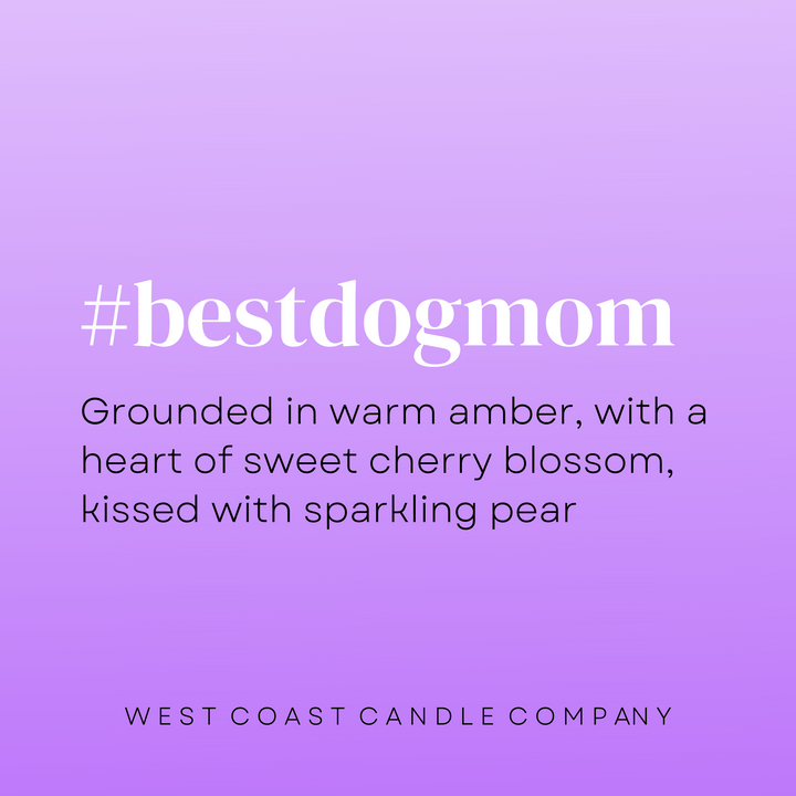 Best Dog Mom Small Candle