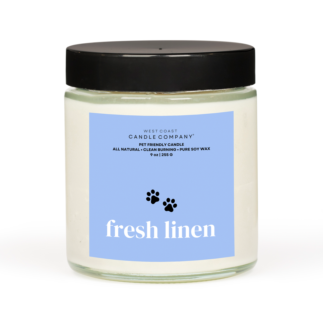 Fresh Linen Small Candle – West Coast Candle Company