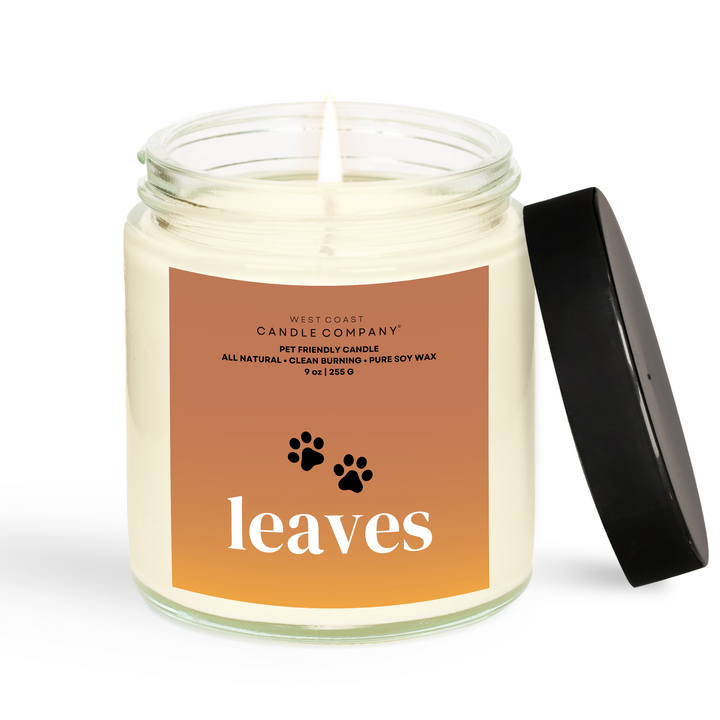 Leaves Candle