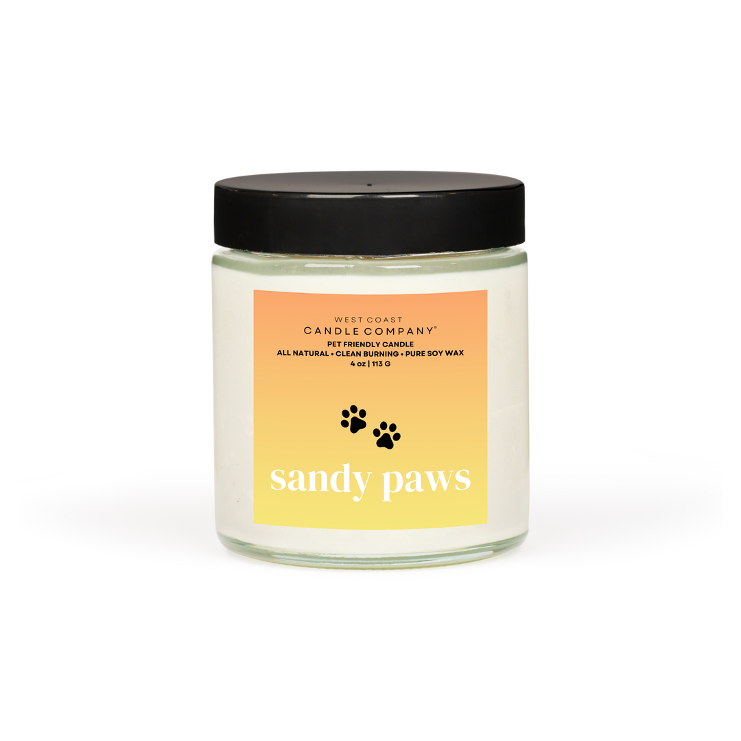 Sandy Paws Small Candle
